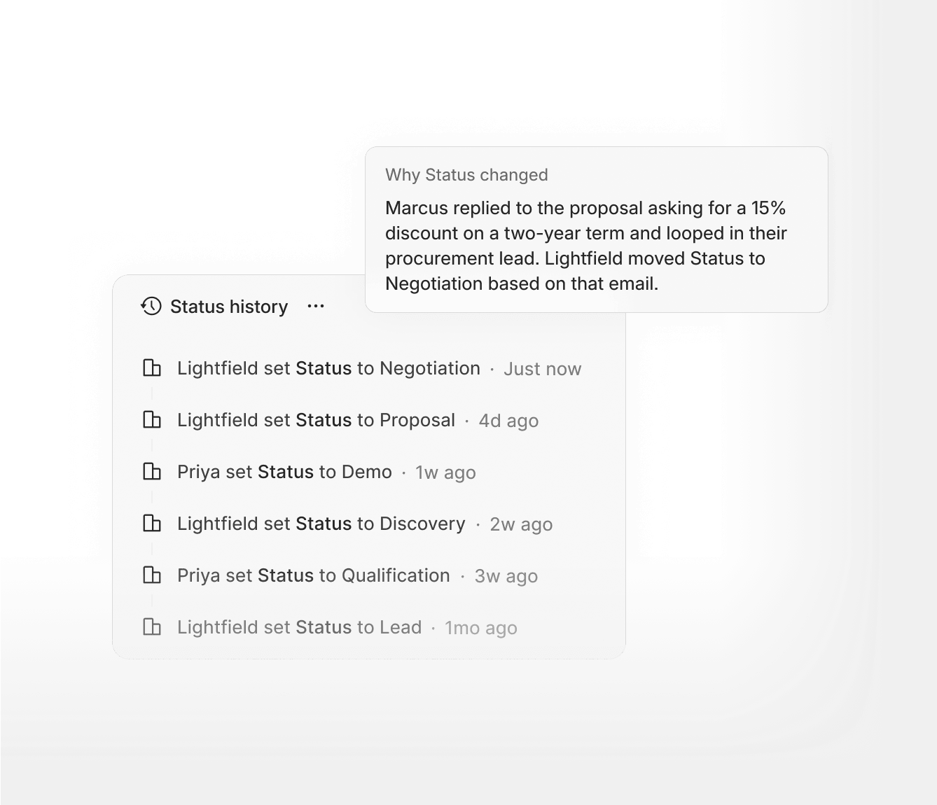 Versioned records and change tracking