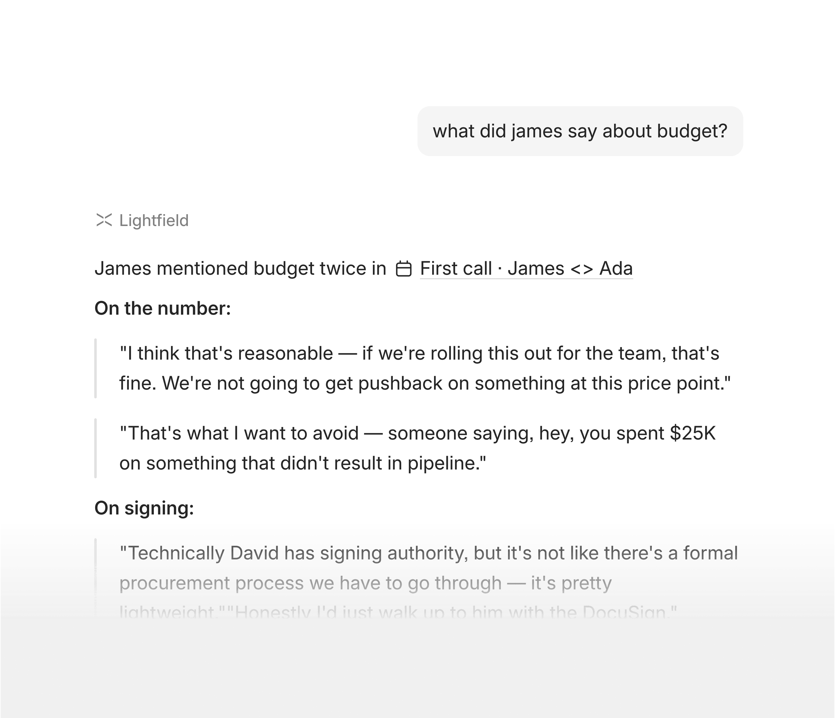 Ask questions, get answers with citations